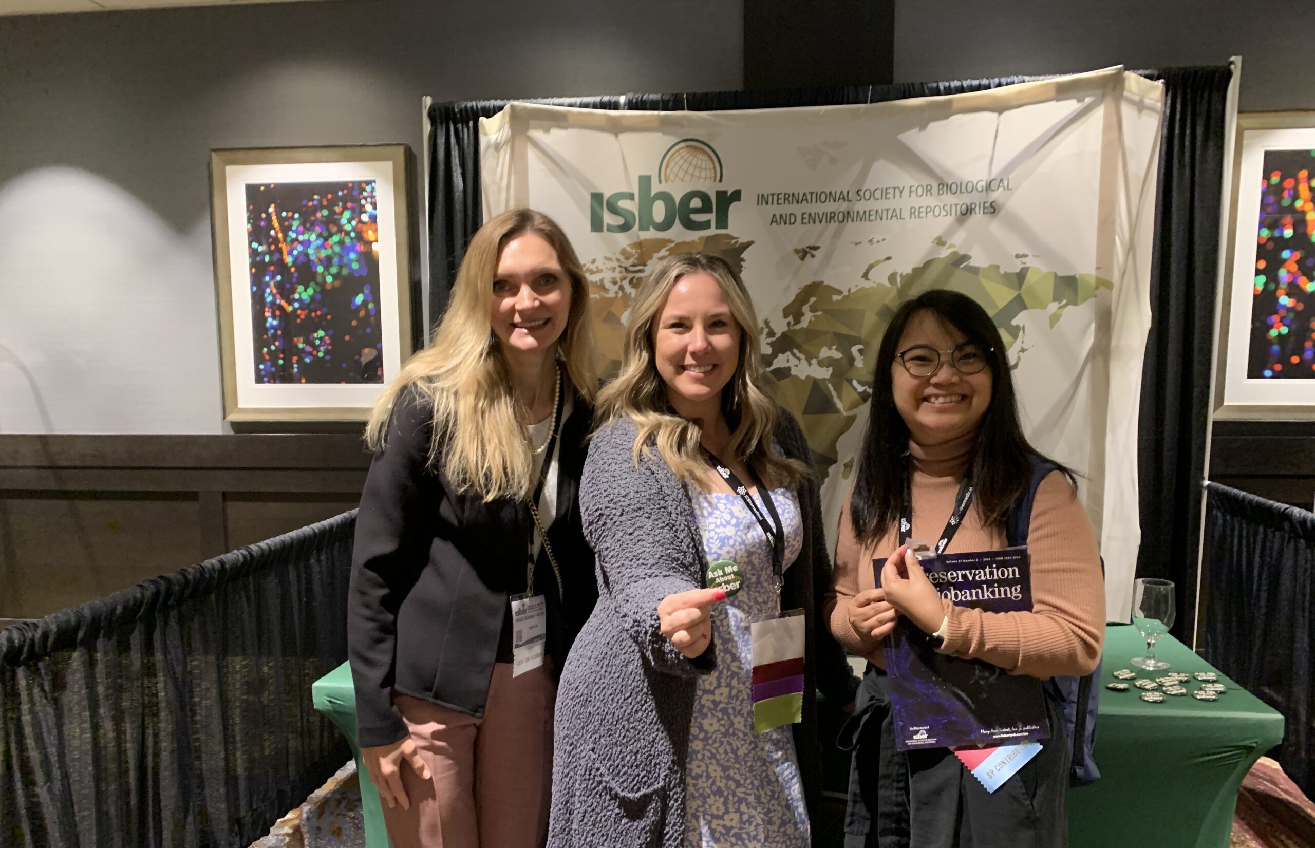 Audubon Bioscience conference team at the ISBER 2023 Annual Meeting in Seattle